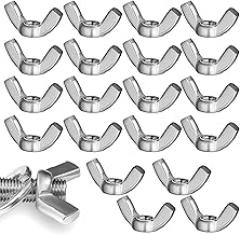 20pcs Stainless Steel Butterfly Nuts Hand Fasteners for Mechanical and Electronic Devices Strong and Nut Fasteners for Applications