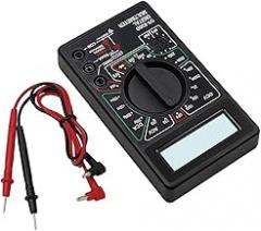 Small Digital Multimeter High Accuracy Measurement Device Circuit Testing Tool for Electricians & Electronic Engineers Portable Designs