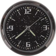 Small Clock Stick on Dashboard Mini Electronic Clock Compact Size Easy Installation for Auto Interior