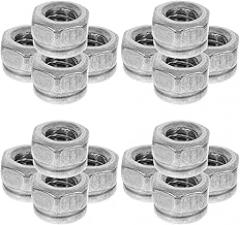 100pcs M3 Nylon Locking Nuts Thread Nuts Fasteners Set 5.5mm Width for Electronic Products and Lamps Industrial Use