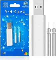 Mini Electronic Fishing Float Battery CR425 + Charger Rechargeable Night Fishing Glow Stick Floats-Glow Stick Charger Applicable to All USB Device