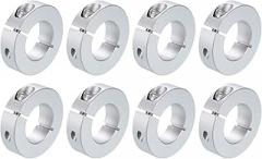Tool Parts and Accessories 8pcs Single Split Clamp-On Shaft Collar 25mm Bore 45mm OD 12mm Thick (#CN-140824-01099)