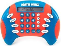 Educational Insights Math Whiz - Electronic Math Games, Addition, Subtraction, Division, and Multiplication Game, Handheld Games for Kids, Interactive STEM Learning Tools for Ages 6+