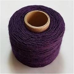 Colored Linen Thread 120m/roll Hemp Rope for Sewing Knitting Embroidery Crochet Accessories DIY (Color : Dark perple)