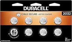 Duracell 2032 Lithium Battery, 8 Count (Pack of 1), Compatible with AirTag, Child Safety Features, Key Fob, CR2032 3V Cell