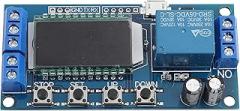 Fafeicy Relay Module Switch, Cycle Circuit Trigger Loop Timing Module with LCD Display 6-30V Wide Voltage for Industrial and DIY Electronics