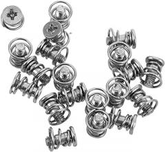 DOITOOL 20pcs Gpu Spring Screws for Standoff Electronic Motherboard Computer Fan Accessories Fixing Nuts