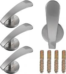 Milisten 4pcs Silver Metal Curtain Wall Holdbacks Hooks for Hanging Indoor Window Drapery Tiebacks, Sturdy Curtain Accessories for Home Décor and Window Treatment