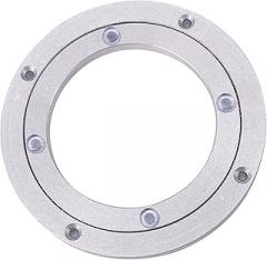 Heavy Duty Aluminium Alloy Rotating Bearing Plate Turntable Round Dining Table Tool for Cake Decorations, TV Monitor Stand and Electronic Repair, Great with Catering Services (6