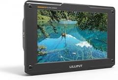 LILLIPUT H7 4K 7 inch Field Monitor Ultra Bright 1800nit HDMI Input Output 1920x1200 IPS with 3D Lut On-Camera Monitor + F970 Battery and Charger