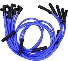 9 PCS Spark Plug Wires Set 10.5mm Electronic Ignition Cables Compatible with SBC BBC HEI 350 383 454 90 to Straight