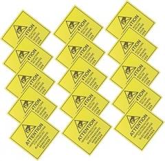 200PCS Electrostatic Warning Stickers Self-Adhesive Static Caution Labels for Electronic Labs Decals to Protect Devices from Static Damage