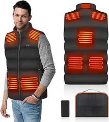 Oddfah Heated Vest for Men Women with 16000mAh Battery Pack Included,Men's Lightweight Rechargeable Heating Jacket