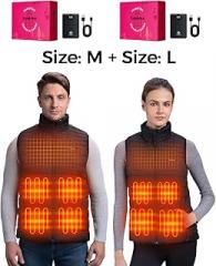 Soleilwear Womens Heated vest (Large)& Mens Heated vest (Medium)