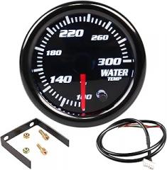 Led Temperature Gauge for Cars, 2-Inch, 100°F-300°F Range, Universal 12V Coolant Monitor with 7-Color Lights