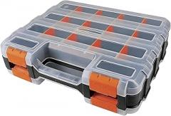 Hardware Organizer Box | 34-Compartment Organizer,Nail Screw Bolts Storage Box,for Nuts Bolts Beads Jewelry Electronic Components Craft Room Garage Office Home Electricians