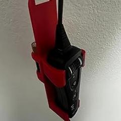 Headphone Stand for Bose A20 - Dual Battery Holder for Thick Rechargeable Batteries (Black)