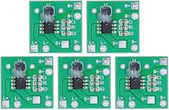 5pcs Solar Lamp String Controller Module, 9012 1.2V Solar Controller Board Lithium Battery Charging Controller Circuit Board, Electronic Components
