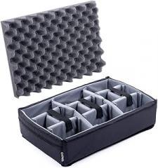 Grey CVPKG Padded Divider Set for The Harbor Freight Apache 3800 Case. Divider and lid Foam only.