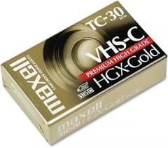 Maxell HGX-Gold TC-30 Premium High Grade Videocassette