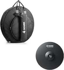 Donner Cymbal Bag Mute Cymbal for Electronic Drum Set, 13-inch