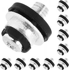 BESPORTBLE 10pcs Black Hard Drive Screws M3 Φ8x8.7mm Computer Screw Set for Mini Pcs with Shock Absorption Tiny Self-Tapping for Electronics and PC Mounting