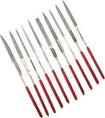 10pcs Precision Needle File Eyeglass Repair Ergonomic Non- Handle Tools for Refining Reshaping and Scraping Jewelry Electronics and More