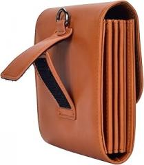 Gugxiom Lens Filter Case, 5 Camera Lens Filter Carry Case, Leather Lens Filter Pouch, with Hook & Magnetic Closure, Holds up to 100mm Filters