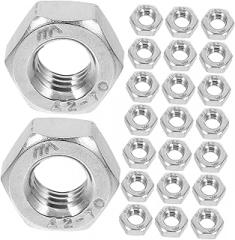 180pcs Stainless Steel Hex Nuts Fastening Hardware for Electronic Products Precise Dimension Corrosion-Resistant Machine Screw Nuts Kit