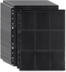 Aboiled 1800 Pockets Trading Card Sleeves - 100-Pack Double-Sided 9-Pocket Binder Pages for Sports, Game & Business Cards
