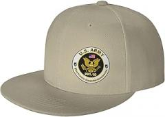SCEVOLMAR US Army MOS 991 Electronic Counter Measures Flat Brim Cap Unisex Flat Bill Baseball Cap
