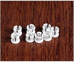 100Pcs 1/4'' White Inside Claw Retaining Ring for RO Water Filter Reverse Osmosis System PE Pipe