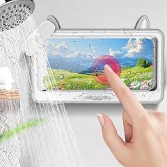 Phone Storage Box Cartoon Rotating Waterproof Bathroom Cute Cat Ears Design Travel Outdoor and Electronics Protection