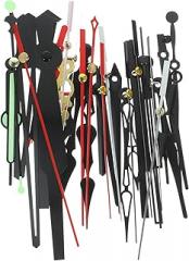 NUOBESTY 15 Sets DIY Clock Kit with Assorted Clock Hands Durable Accessories for Beginners and DIY Enthusiasts