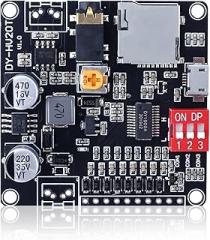 20W Voice Playback Module, PEMENOL DC 6-35V Sound Board USB Downloadable Music Player 24-bit DAC Output MP3 WAV Support TF Card 32GB Max for Broadcast Device Electronics Present Electronics DIY