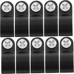 100-pack 1/2 Inch Rope Light Clips Type Mounting Clips w Stainless Steel Screws Cable Clamps for Outdoor String Lights Sturdy and Versatile