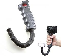 P&C Pistol Grip Camera Handle Grip Stabilizer w/ Bendable Rubber Arm, 1/4