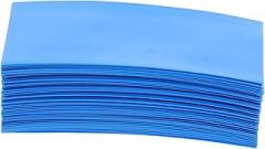 Cabilock 100pcs Battery Protective Film PVC Heat Shrink Wrap DIY Battery Insulation Tube for Electronics