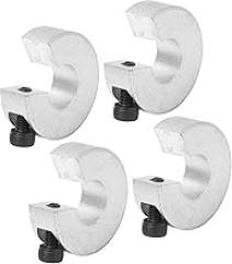 4Pcs Linear Rail Shaft On Stop Collar with M4 Screw Aluminum Alloy Limit Fixing Ring Compatibility with DIY CNC Machine Tools