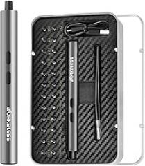 WorkBless Mini Electric Screwdriver, 3.7V Precision Screwdriver Set, 24-in-1 Magnetic Bits, USB-C Rechargeable, Repair Tool Set for Electronics and DIY Projects