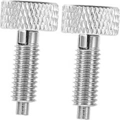 2pcs Knurled Handle Retractable Pin Plunger Spring Plunger Without Lock Out Type Index for Mechanical Electronic Equipment
