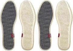 Milisten Imitation Wool Insoles 2 Pairs Warm Shoe Pads Thick Plush Breathable Winter Insoles Sweat-Absorbent Shoe Cushions for Men and Women Size 36