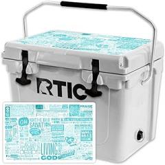 MightySkins (Cooler Not Included) Skin Compatible with RTIC 20 Cooler Lid (2017 Model) - Faith | Protective, Durable, and Unique Vinyl Decal wrap Cover | Easy to Apply | Made in The USA