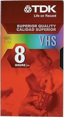 TDK T-160 VHS Video Tapes - 10 Pack