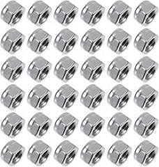 100pcs M5 Nylon Lock Nuts Set 8mm Width Thread Nuts for Electronic Products Lamp Fasteners Stainless Steel Locknuts