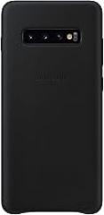 Samsung Electronics EF-VG975LBEGUSSamsung Galaxy S10+ Leather Back Case, Black