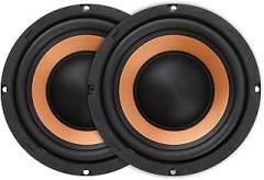 6.5 Inch Bass Loudspeaker Woofer Speaker, 2 Pieces Car Speakers Wide Frequency Response Car Audio Stereo Speaker for Car Audio/Home Theaters