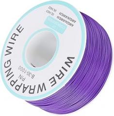Copper Wire, Wire Kit Copper Wire Soldering Wire Circuit Board Flying Wire Tinned Single Core Electronic Connecting Line (Purple)