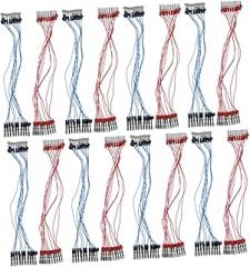 20pcs Copper Alligator Clip Wires for Electronics Testing Connection for Circuit Projects Each