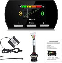 Throttle Response Controller 9 Drive Modes Throttle Controller Electronic Pedal Accelerator Compatible with Dodge Challenger Charger RAM, Jeep Wrangler JK Cherokee KK Liberty, Chrysler 300 Crossfire